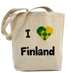 Finland Canvas Tote Bag